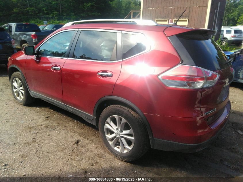 2016 NISSAN ROGUE S/SL/SV - KNMAT2MV3GP667689
