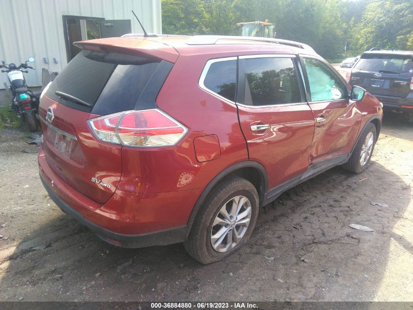 2016 NISSAN ROGUE S/SL/SV - KNMAT2MV3GP667689