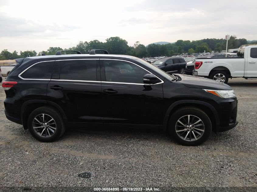 2019 TOYOTA HIGHLANDER SE/XLE - 5TDJZRFH1KS985744