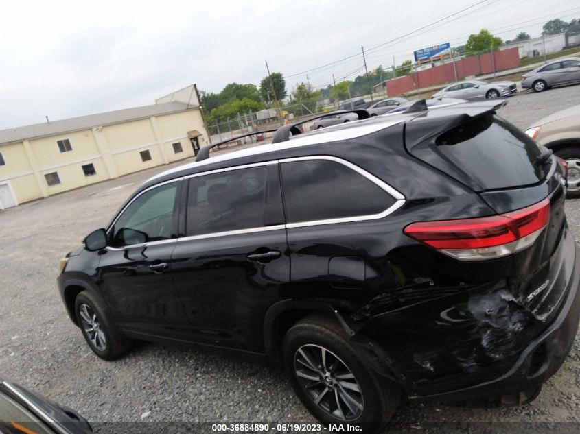 2019 TOYOTA HIGHLANDER SE/XLE - 5TDJZRFH1KS985744