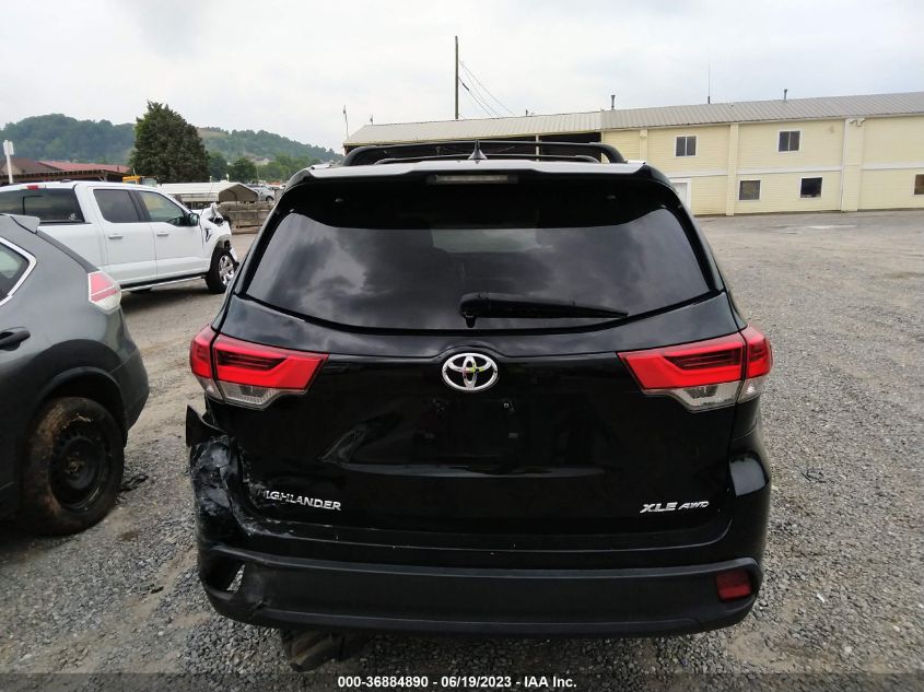 2019 TOYOTA HIGHLANDER SE/XLE - 5TDJZRFH1KS985744