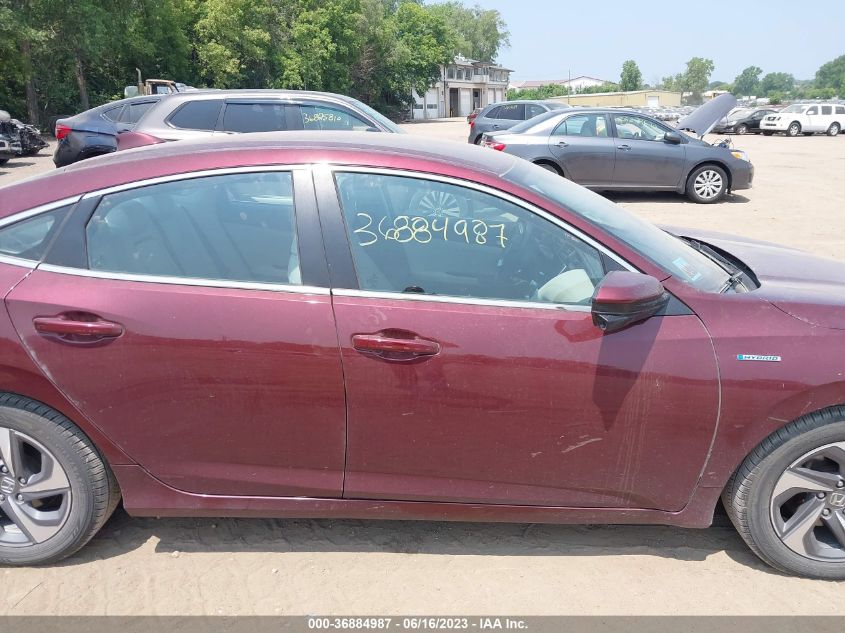 2019 HONDA INSIGHT EX - 19XZE4F55KE027904