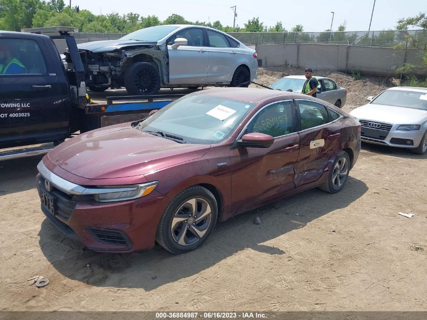 2019 HONDA INSIGHT EX - 19XZE4F55KE027904