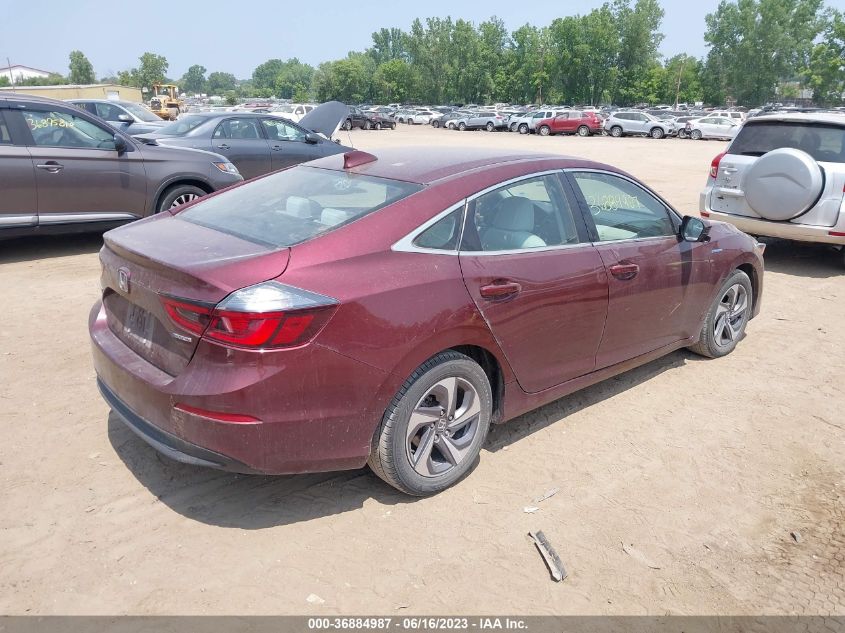 2019 HONDA INSIGHT EX - 19XZE4F55KE027904