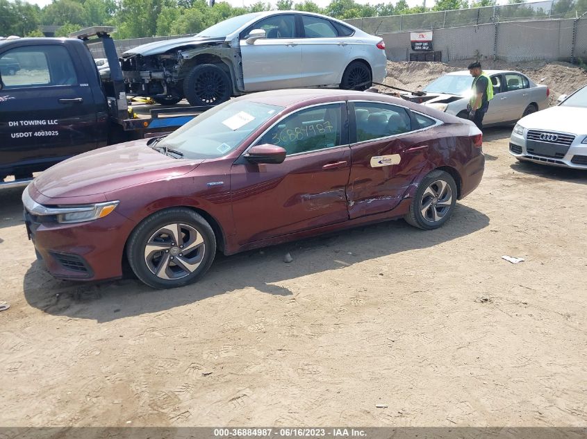 2019 HONDA INSIGHT EX - 19XZE4F55KE027904