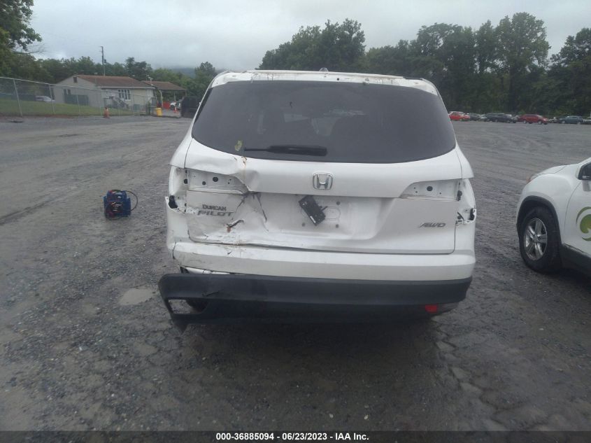 2017 HONDA PILOT EX-L - 5FNYF6H60HB031517