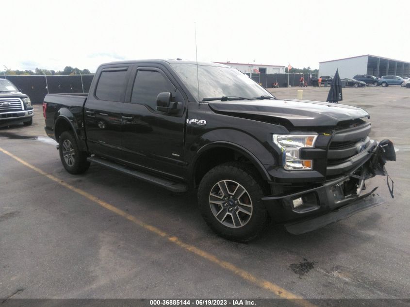 2015 FORD F-150 LARIAT - 1FTEW1EG4FFB11365