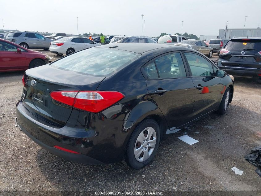 2016 KIA FORTE LX - KNAFK4A66G5606525