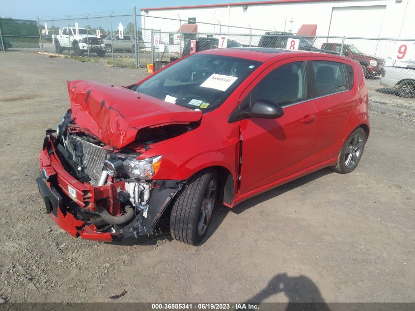 2013 CHEVROLET SONIC RS - 1G1JH6SB7D4189705
