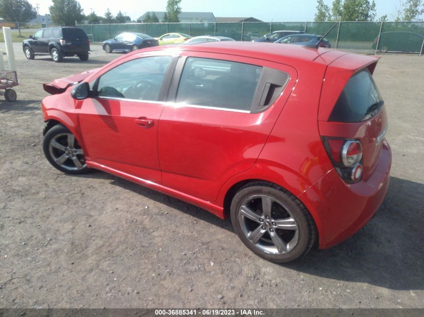 2013 CHEVROLET SONIC RS - 1G1JH6SB7D4189705