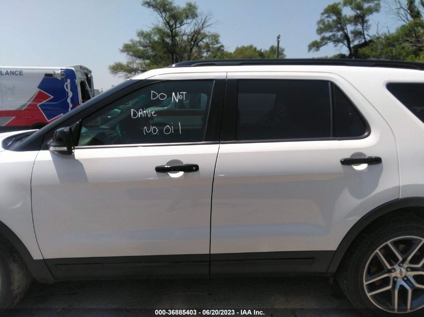 2016 FORD EXPLORER SPORT - 1FM5K8GT6GGB86333