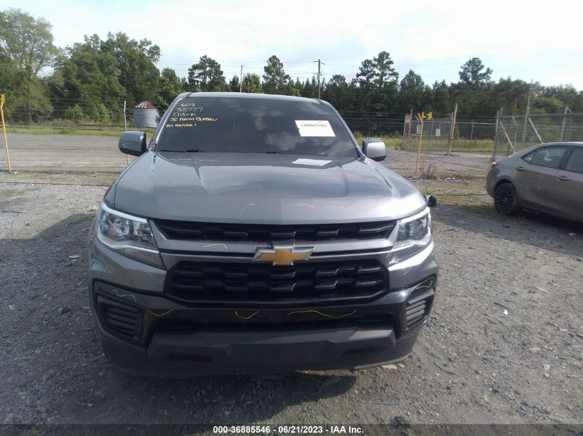 2021 CHEVROLET COLORADO 2WD WORK TRUCK - 1GCGSBEAXM1105019