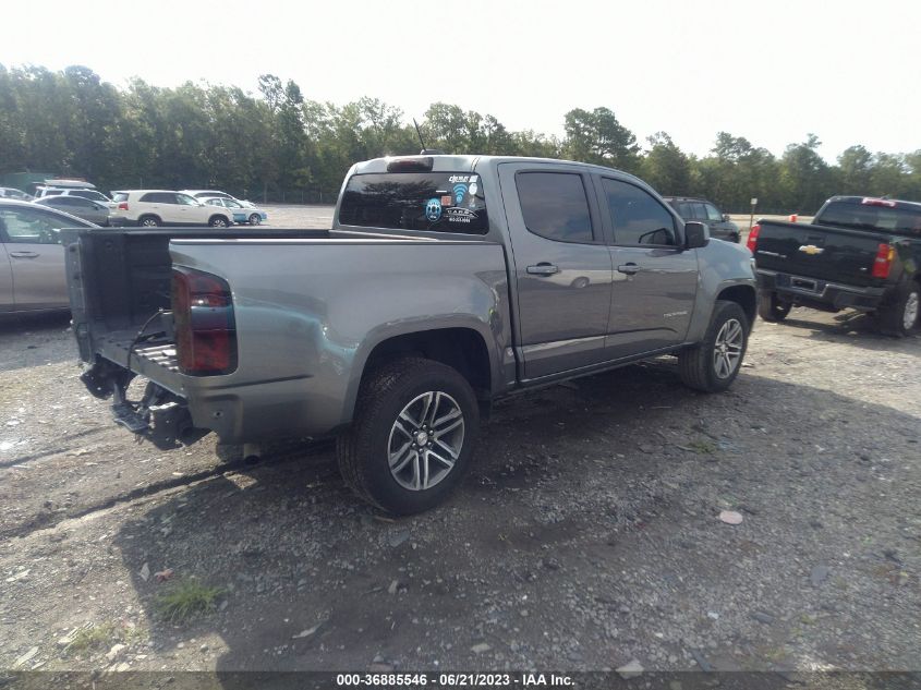 2021 CHEVROLET COLORADO 2WD WORK TRUCK - 1GCGSBEAXM1105019
