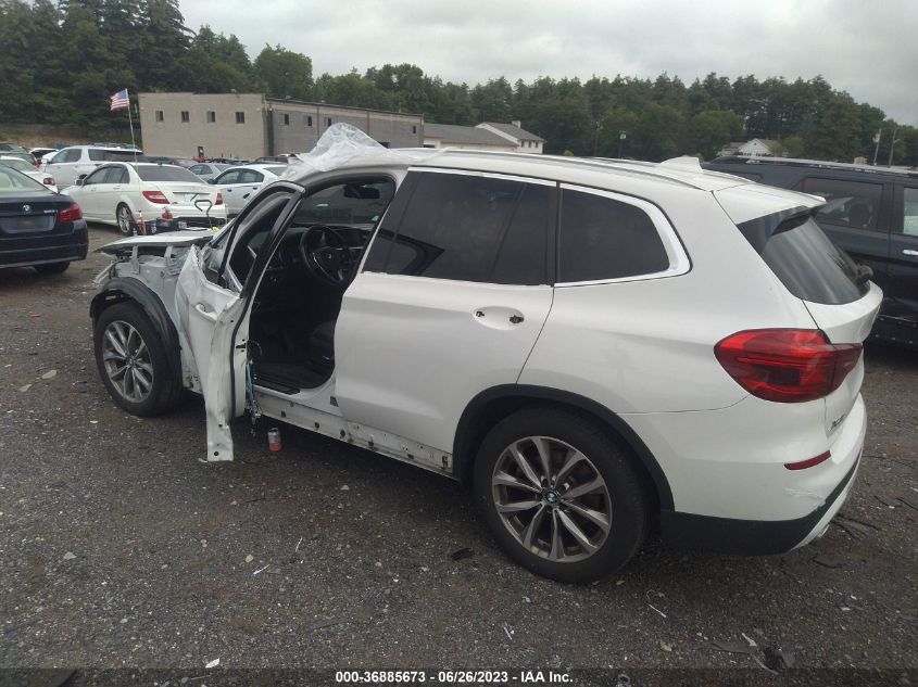 2019 BMW X3 XDRIVE30I - 5UXTR9C54KLE17154