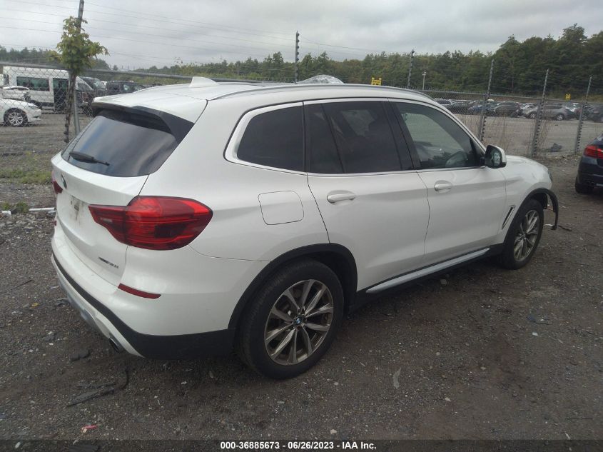 2019 BMW X3 XDRIVE30I - 5UXTR9C54KLE17154