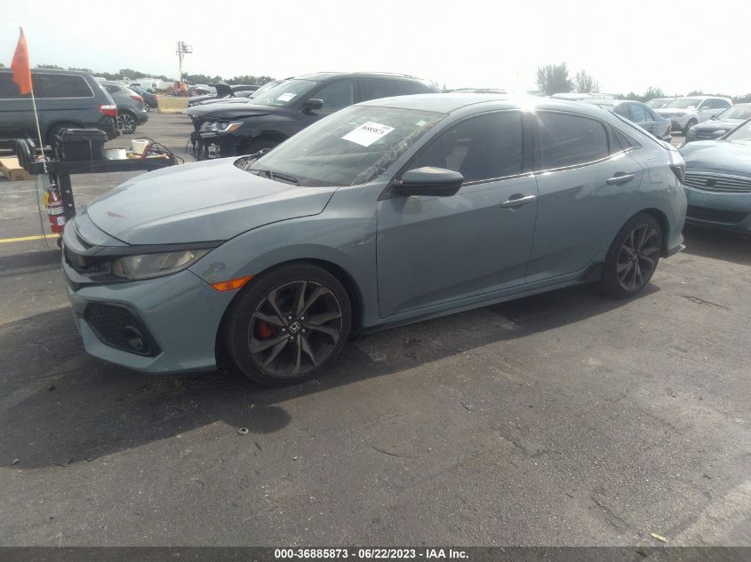 2018 HONDA CIVIC SPORT SHHFK7H46JU208471