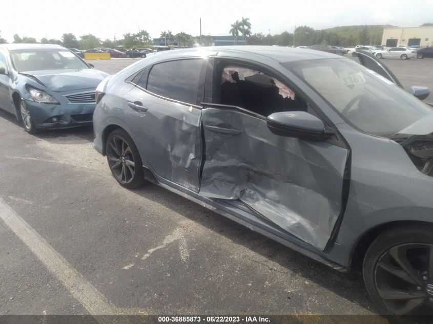 2018 HONDA CIVIC SPORT SHHFK7H46JU208471