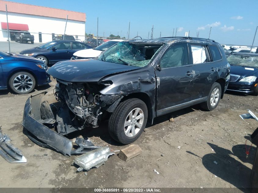 2013 TOYOTA HIGHLANDER - 5TDZK3EHXDS099303