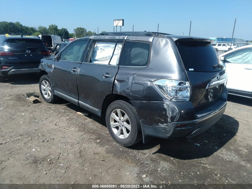2013 TOYOTA HIGHLANDER - 5TDZK3EHXDS099303