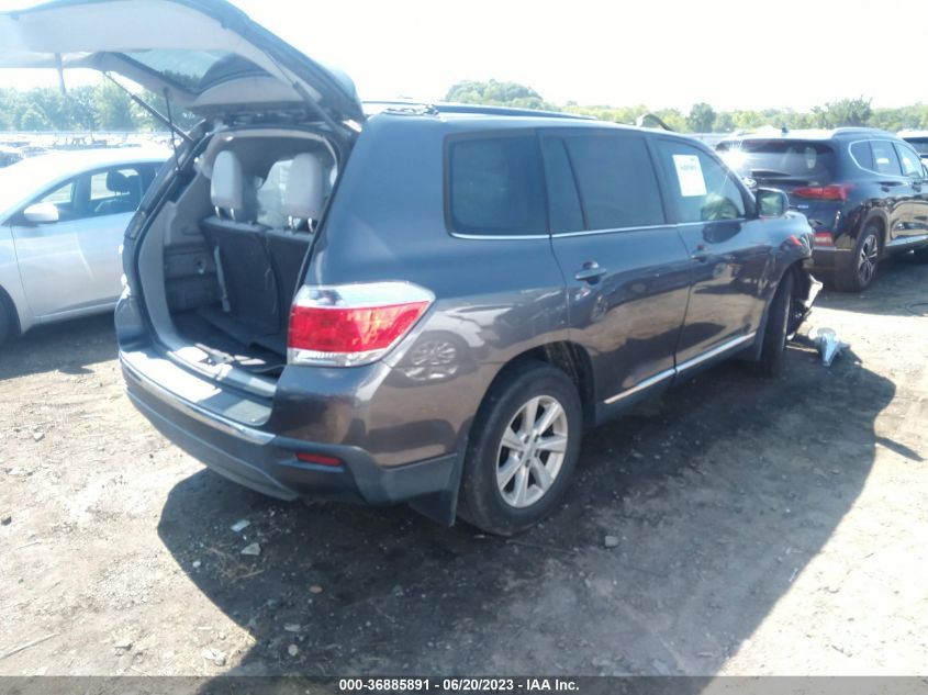 2013 TOYOTA HIGHLANDER - 5TDZK3EHXDS099303