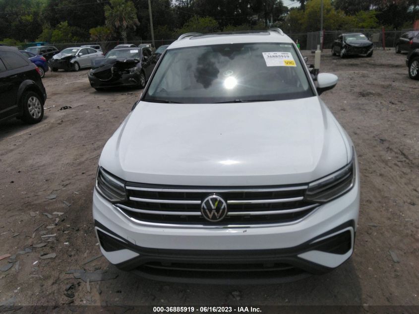 2022 VOLKSWAGEN TIGUAN SE - 3VV2B7AX0NM096709