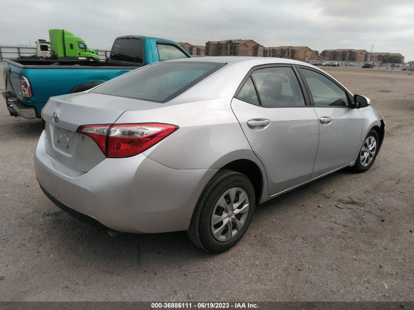 2014 TOYOTA COROLLA L/LE/S/S PLUS/LE PLUS - 2T1BURHE4EC105462