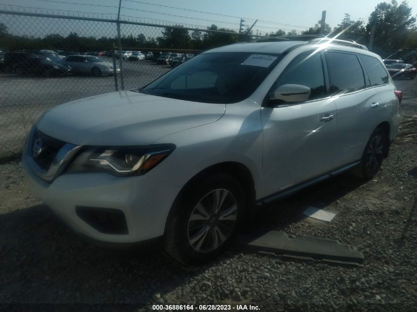 2017 NISSAN PATHFINDER SV - 5N1DR2MN2HC619813