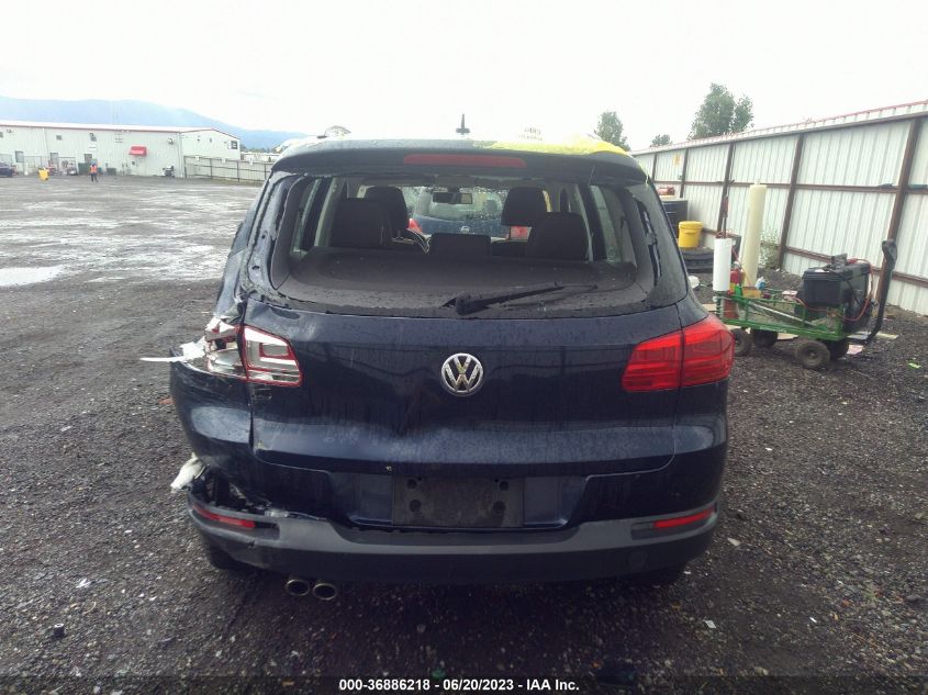 2016 VOLKSWAGEN TIGUAN S - WVGAV7AX0GW591427