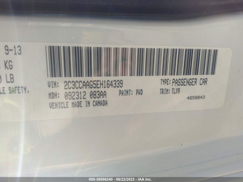 2014 CHRYSLER 300 - 2C3CCAAG5EH164339