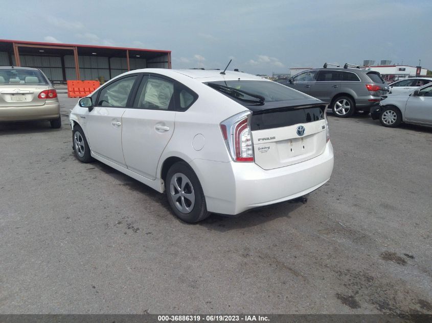 2014 TOYOTA PRIUS FOUR/FIVE/THREE/ONE/TWO - JTDKN3DUXE0361459