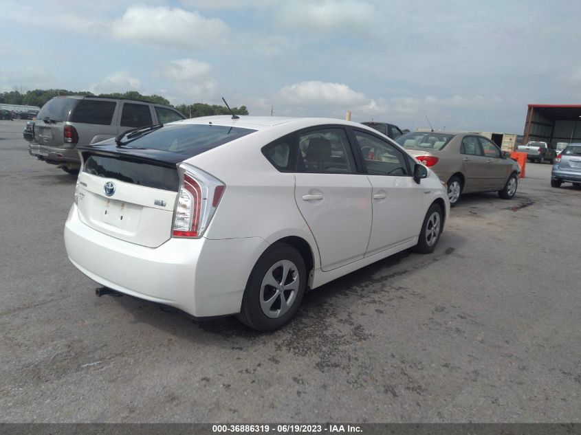 2014 TOYOTA PRIUS FOUR/FIVE/THREE/ONE/TWO - JTDKN3DUXE0361459