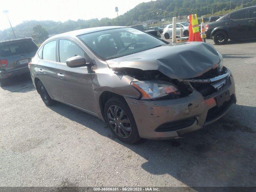 2015 NISSAN SENTRA SV - 3N1AB7AP9FY323127