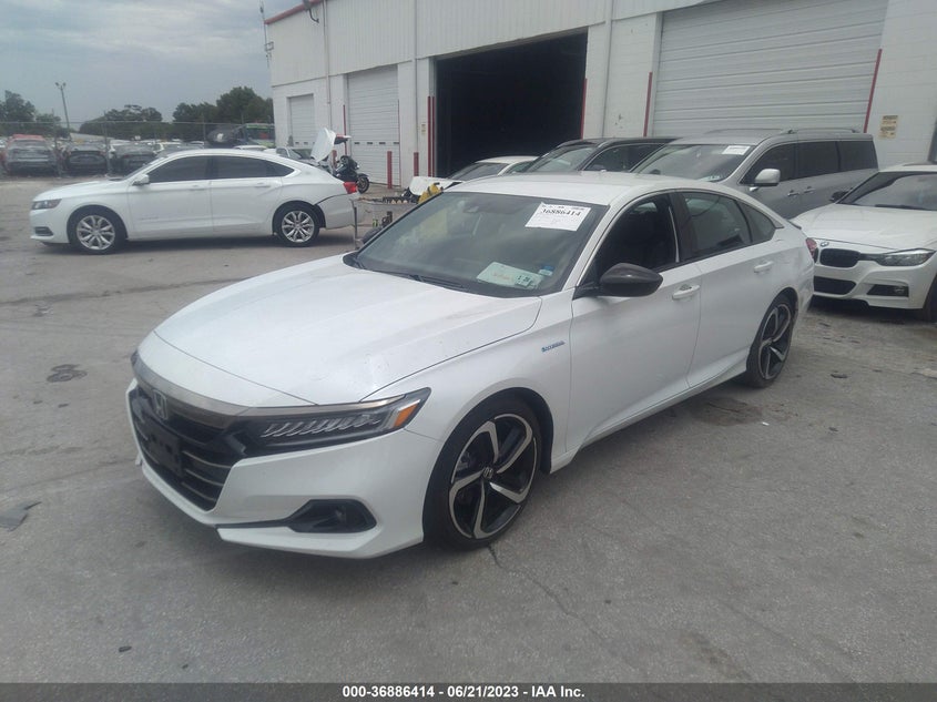 VIN 1HGCV3F22NA047705 2022 HONDA ACCORD HYBRID SPORT