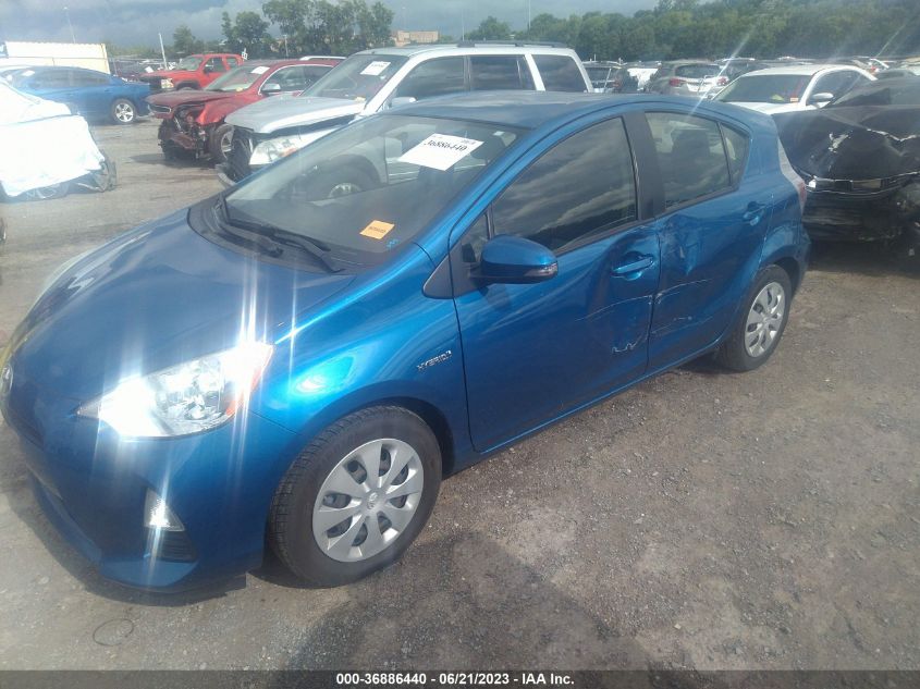 2013 TOYOTA PRIUS C ONE/TWO/THREE/FOUR - JTDKDTB38D1047962