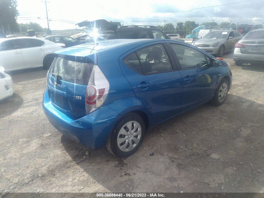2013 TOYOTA PRIUS C ONE/TWO/THREE/FOUR - JTDKDTB38D1047962