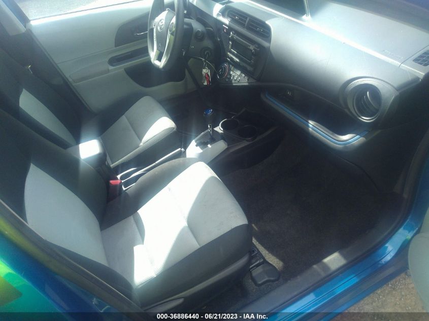 2013 TOYOTA PRIUS C ONE/TWO/THREE/FOUR - JTDKDTB38D1047962
