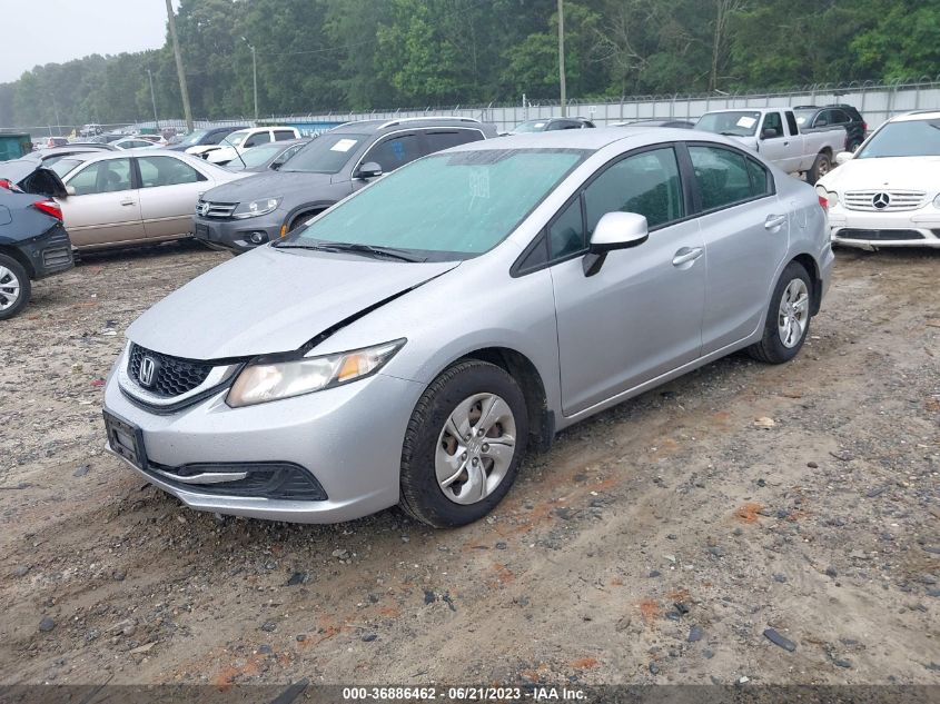 2013 HONDA CIVIC LX - 19XFB2F54DE031140