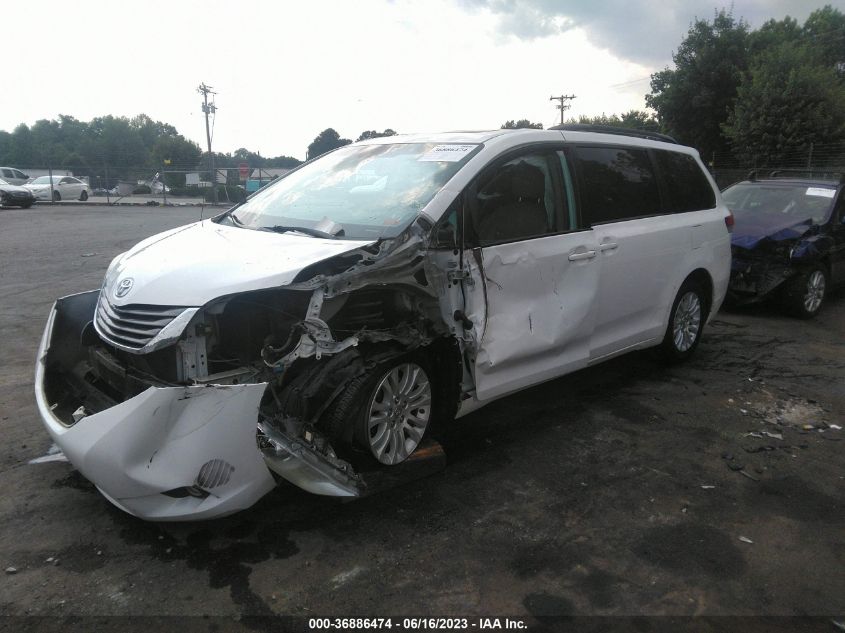 2013 TOYOTA SIENNA XLE AAS/XLE/LTD - 5TDYK3DC2DS321978
