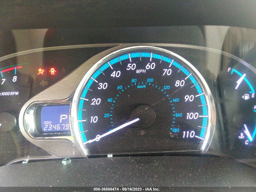 2013 TOYOTA SIENNA XLE AAS/XLE/LTD - 5TDYK3DC2DS321978