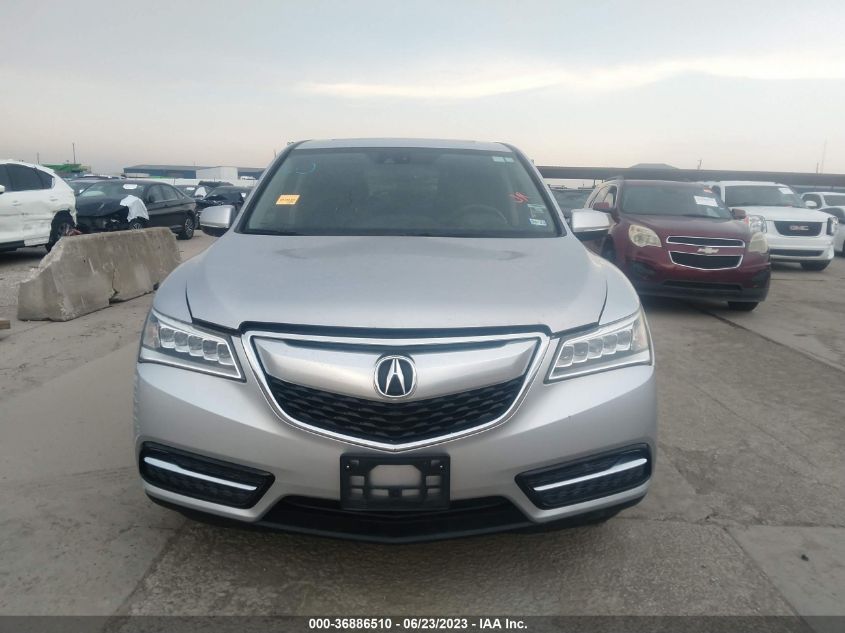 2015 ACURA MDX TECH/ENTERTAINMENT PKG - 5FRYD4H61FB011315