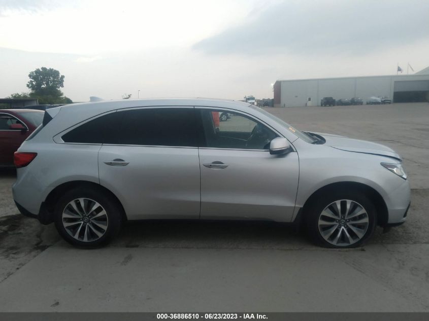2015 ACURA MDX TECH/ENTERTAINMENT PKG - 5FRYD4H61FB011315