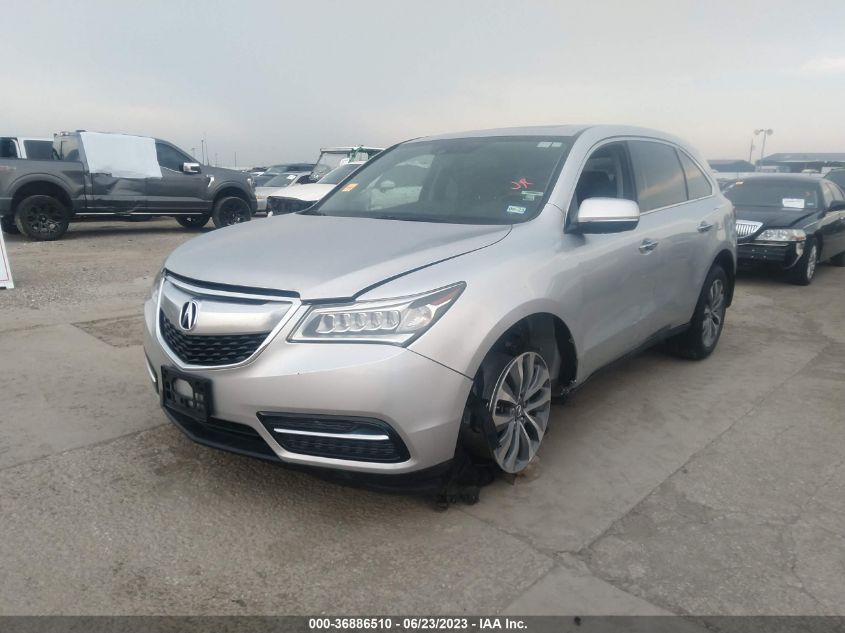 2015 ACURA MDX TECH/ENTERTAINMENT PKG - 5FRYD4H61FB011315