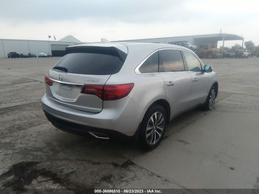 2015 ACURA MDX TECH/ENTERTAINMENT PKG - 5FRYD4H61FB011315