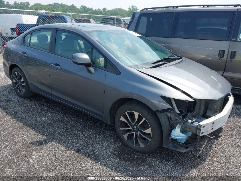 2013 HONDA CIVIC SDN EX-L - 19XFB2F95DE267475