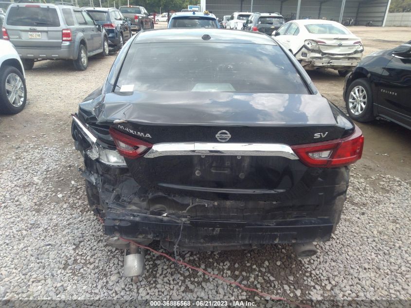 2018 NISSAN MAXIMA SV - 1N4AA6APXJC388392