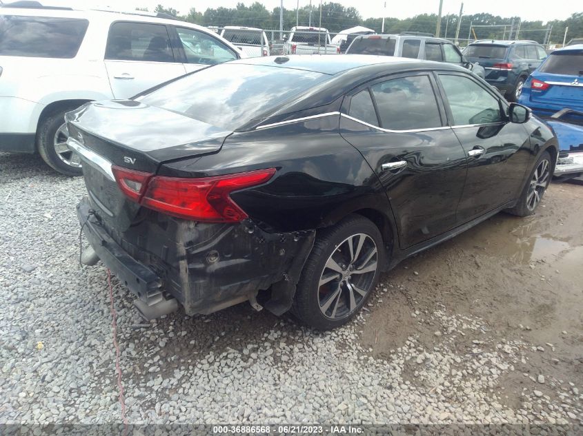 2018 NISSAN MAXIMA SV - 1N4AA6APXJC388392