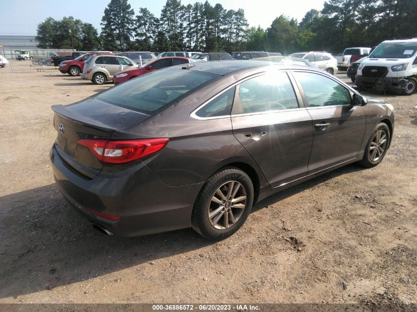 2015 HYUNDAI SONATA 2.4L SE - 5NPE24AF8FH164800