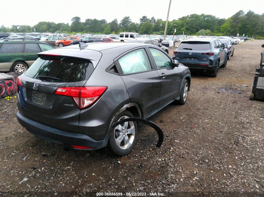 2016 HONDA HR-V LX - 3CZRU6H38GM720273