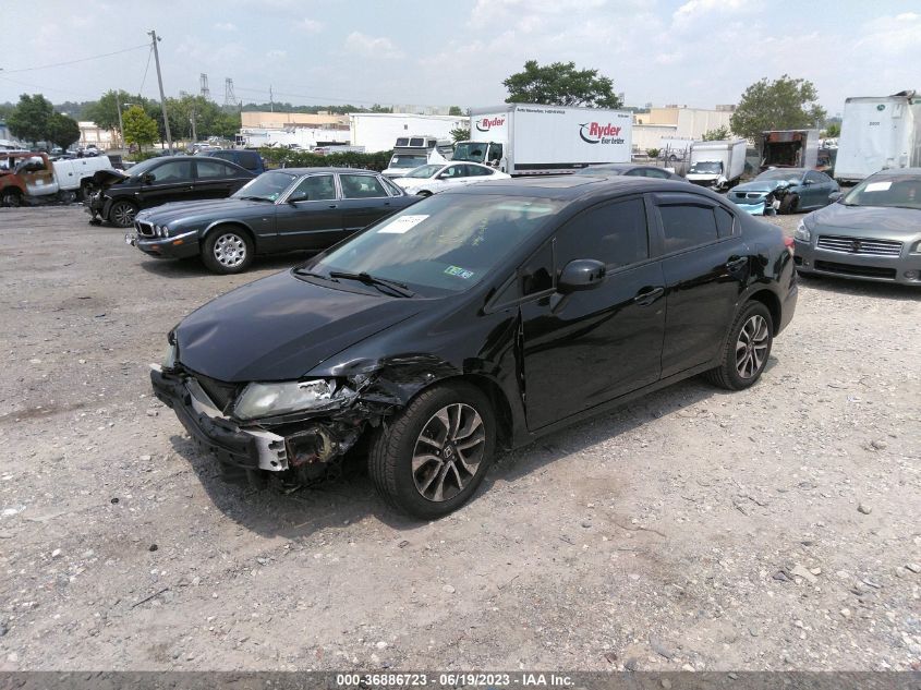 2013 HONDA CIVIC SDN EX - 2HGFB2F86DH530618