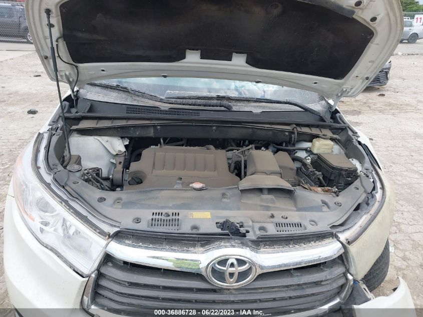 2016 TOYOTA HIGHLANDER LIMITED - 5TDYKRFH5GS141247